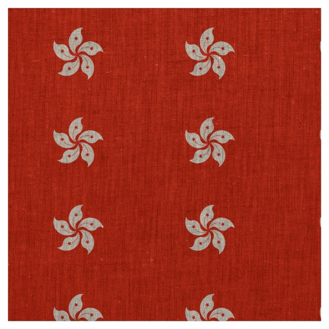 Tecido Bandeira de Hong Kong (Modelo)