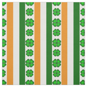 Tecido Bandeira de Ireland/alaranjados, brancos e verdes,
