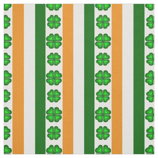 Tecido Bandeira de Ireland/alaranjados, brancos e verdes, (Modelo)