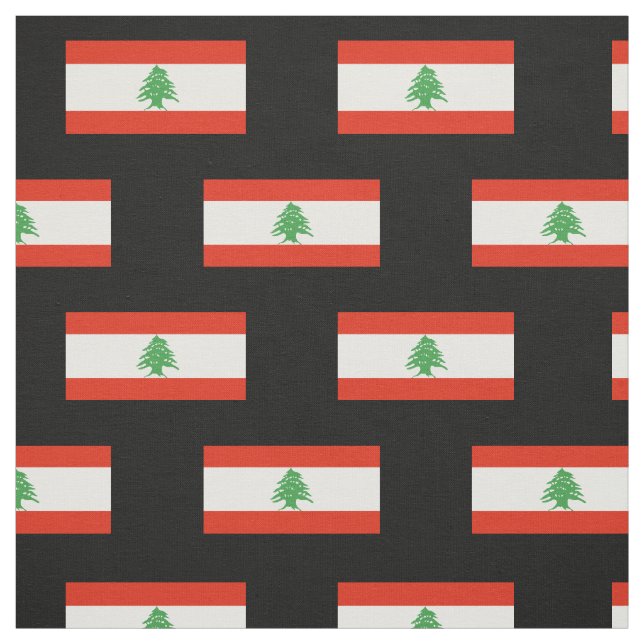 Tecido Bandeira de Líbano (Modelo)