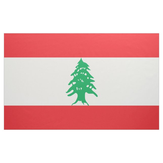 Tecido Bandeira de Líbano (Jarda)