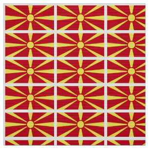 Tecido Bandeira de Macedónia