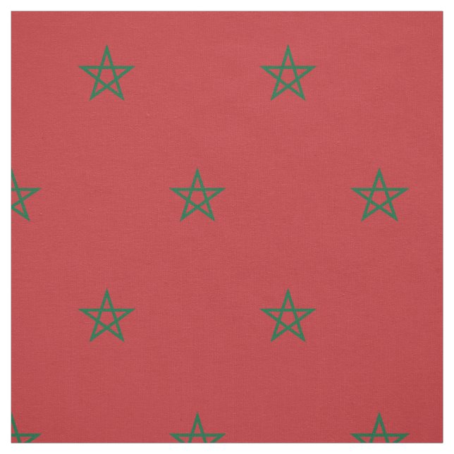 Tecido Bandeira de Marrocos (Modelo)