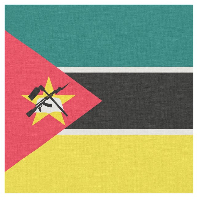 Tecido Bandeira de Moçambique (Detalhe)
