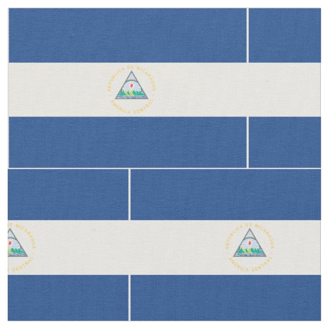Tecido Bandeira de Nicarágua (Detalhe)