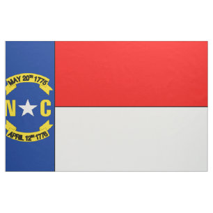 Tecido Bandeira de NORTH CAROLINA -