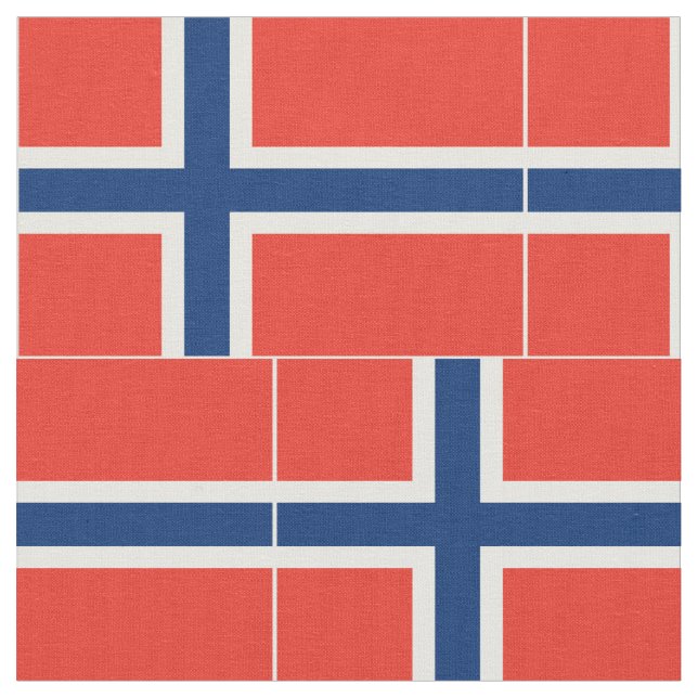 Tecido Bandeira de Noruega (Detalhe)