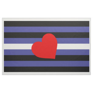 Tecido Bandeira de orgulho de couro