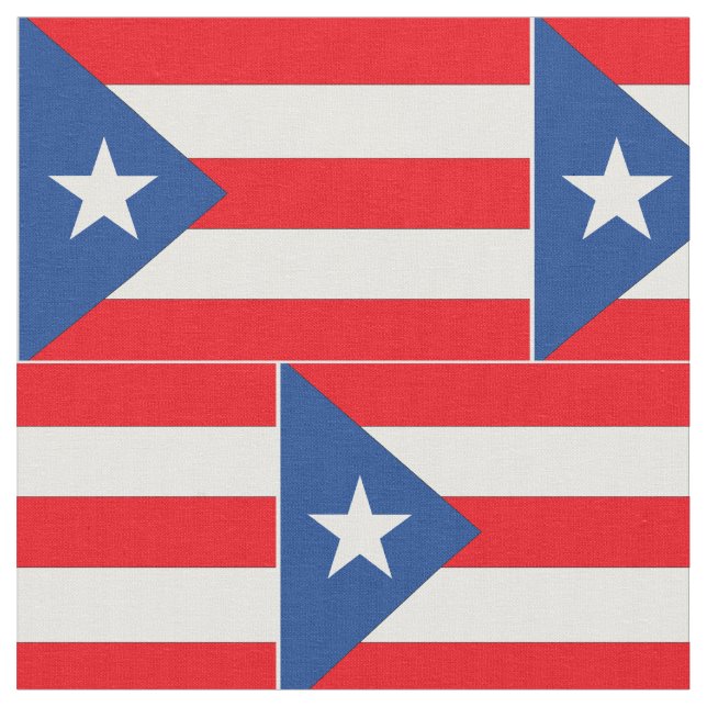 Tecido Bandeira de Puerto Rico - (Detalhe)