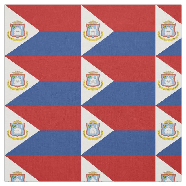Tecido Bandeira de Sint Maarten (Modelo)
