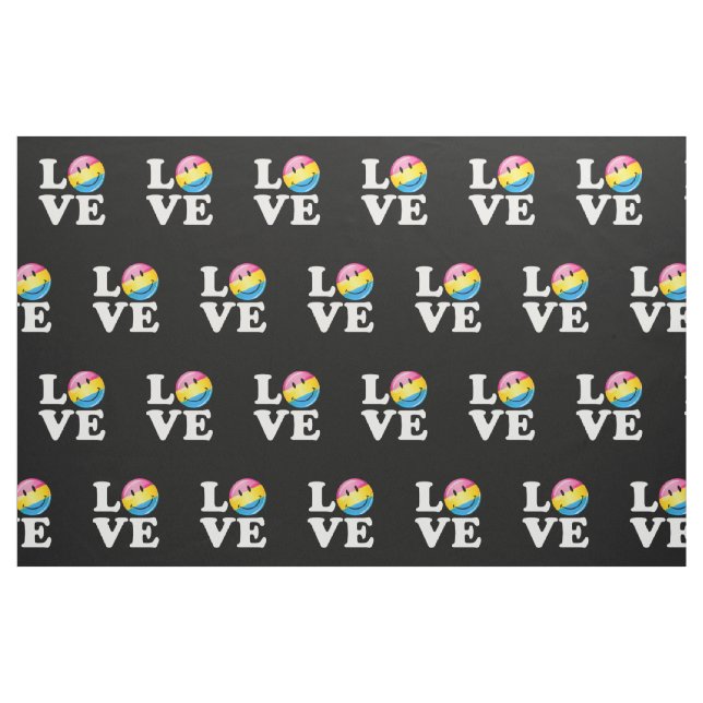 Tecido Bandeira de sorriso do amor Pansexual (Fat Quarter)