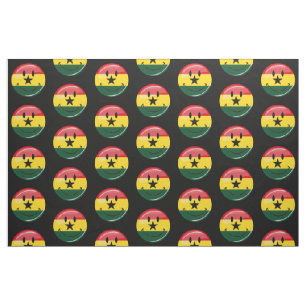 Tecido Bandeira de sorriso redonda lustrosa de Ghanian