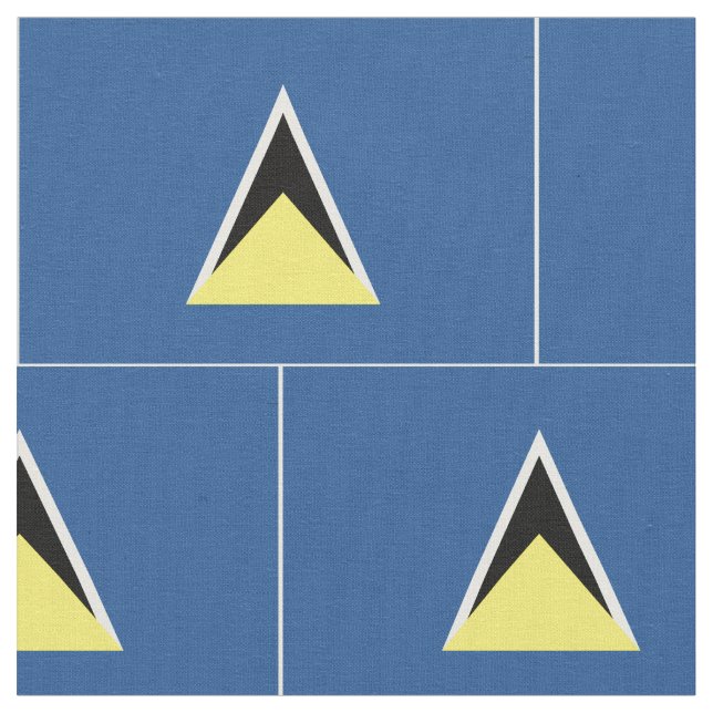 Tecido Bandeira de St Lucia (Detalhe)