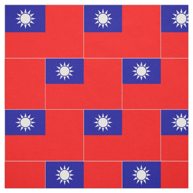 Tecido Bandeira de Taiwan (Modelo)