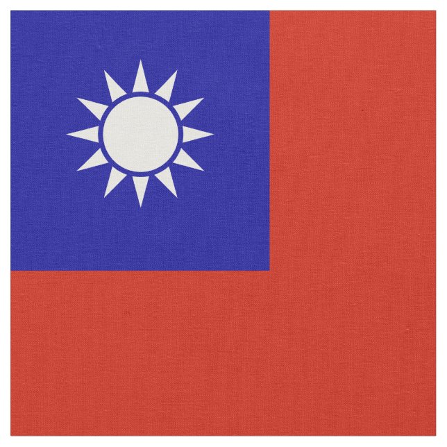 Tecido Bandeira de Taiwan (Detalhe)