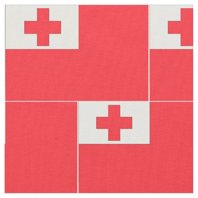 Tecido Bandeira de Tonga (Detalhe)
