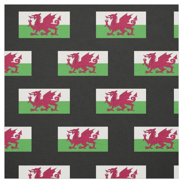 Tecido Bandeira de Wales (Modelo)