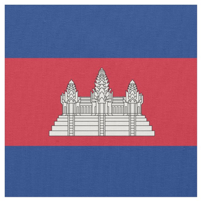 Tecido Bandeira do Camboja (Detalhe)