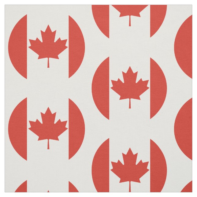 Tecido Bandeira do Canadá (Modelo)