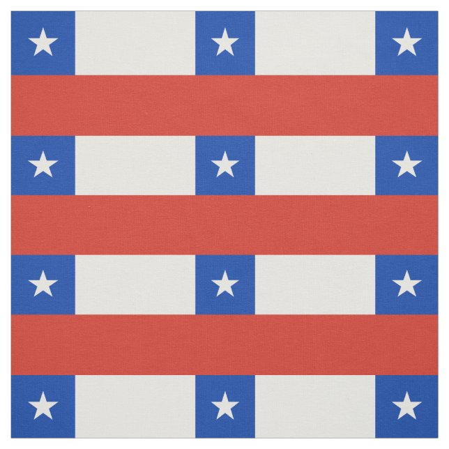 Tecido Bandeira do Chile (Modelo)