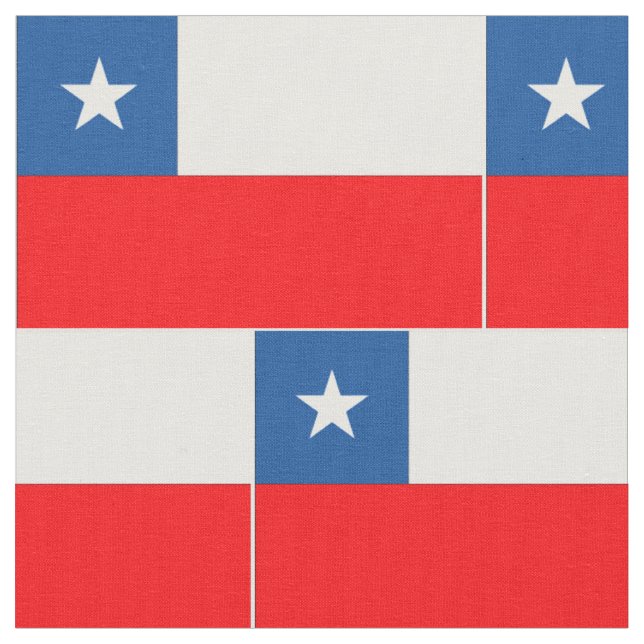 Tecido Bandeira do Chile (Detalhe)