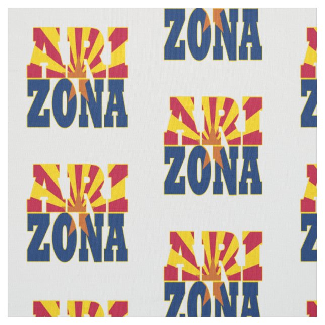 Tecido Bandeira do estado americano da arizona (Modelo)