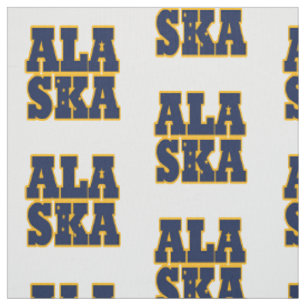 Tecido Bandeira do estado americano de Alaska