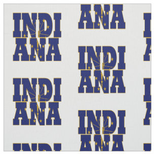 Tecido Bandeira do estado americano de Indiana