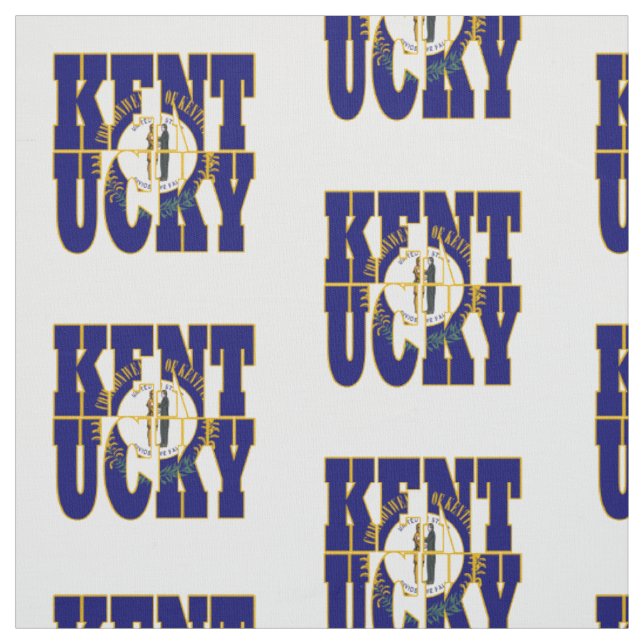 Tecido bandeira do estado americano de Kentucky (Modelo)