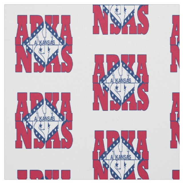 Tecido bandeira do estado americano do Arkansas (Modelo)