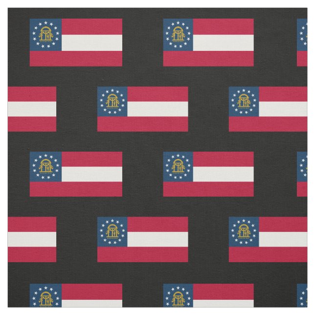Tecido Bandeira do Estado da Geórgia (Modelo)
