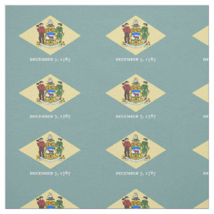 Tecido Bandeira do Estado de Delaware