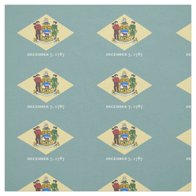 Tecido Bandeira do Estado de Delaware (Modelo)