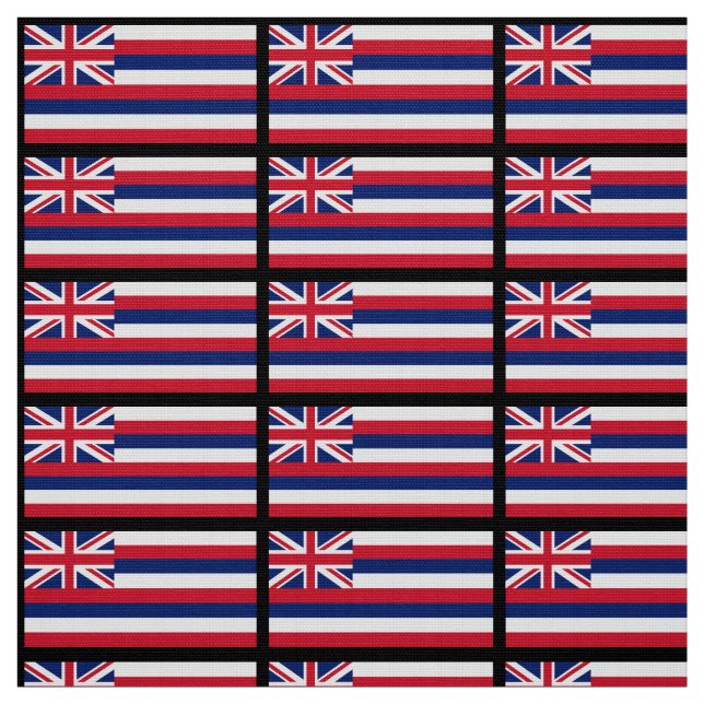 Tecido Bandeira do estado de Havaí (Modelo)