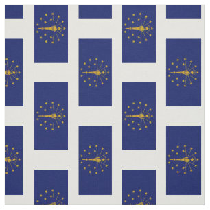 Tecido Bandeira do estado de Indiana