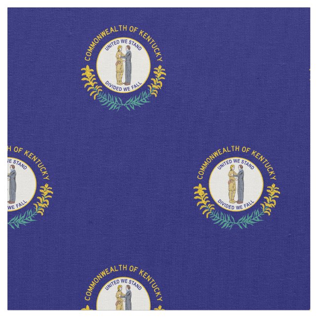 Tecido Bandeira do Estado de Kentucky (Detalhe)