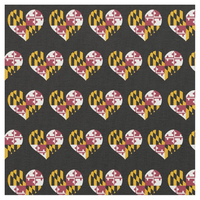 Tecido Bandeira do estado de Maryland (Detalhe)