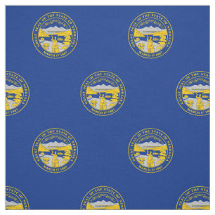 Tecido Bandeira do Estado de Nebraska