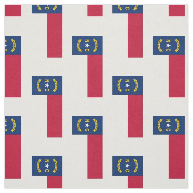 Tecido Bandeira do estado de North Carolina (Modelo)
