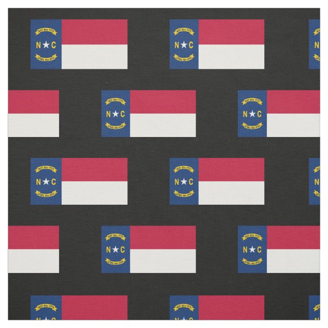 Tecido Bandeira do estado de North Carolina (Modelo)