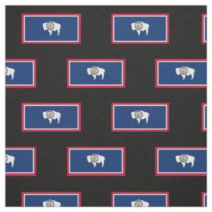 Tecido Bandeira do estado de Wyoming