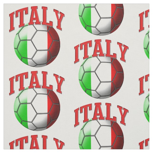 Tecido Bandeira do futebol italiano (Modelo)