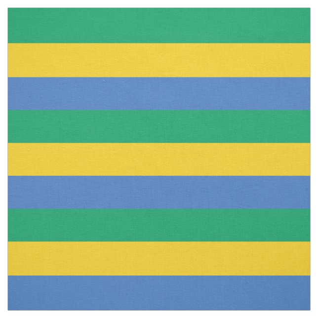 Tecido Bandeira do Gabão (Modelo)