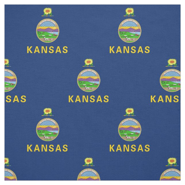 Tecido Bandeira do Kansas (Modelo)