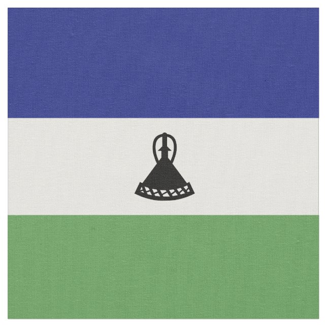 Tecido Bandeira do Lesoto (Detalhe)