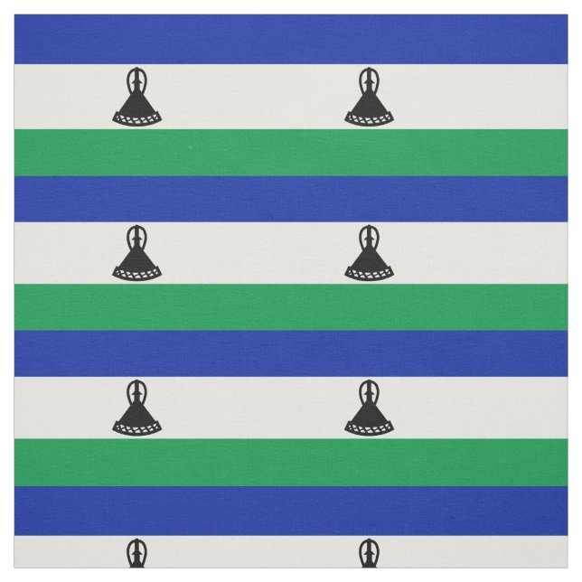 Tecido Bandeira do Lesoto (Modelo)
