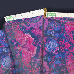 Tecido Bandeira do Orgulho Bissexual Cores Dragão Damasco