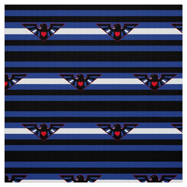 Tecido Bandeira do Orgulho da Águia de Couro (Modelo)