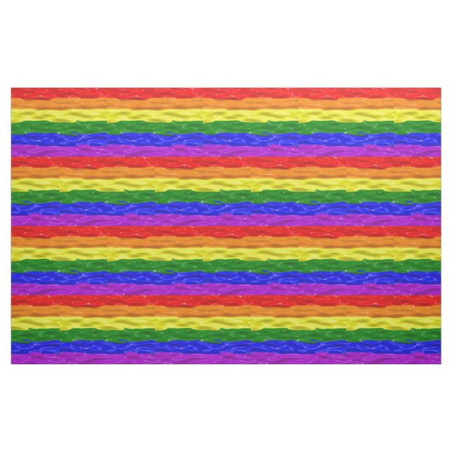 Tecido Bandeira do orgulho da gloss líquido SlipperyJoe's (Jarda)