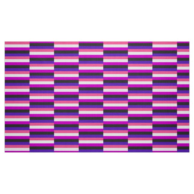 Tecido Bandeira do Orgulho Gênero Fluido (Fat Quarter)